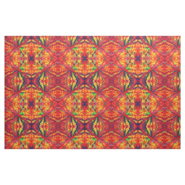 Psychedelisches Kaleidoskop-Muster Stoff (Fat Quarter (45,7 x 55,9 cm))