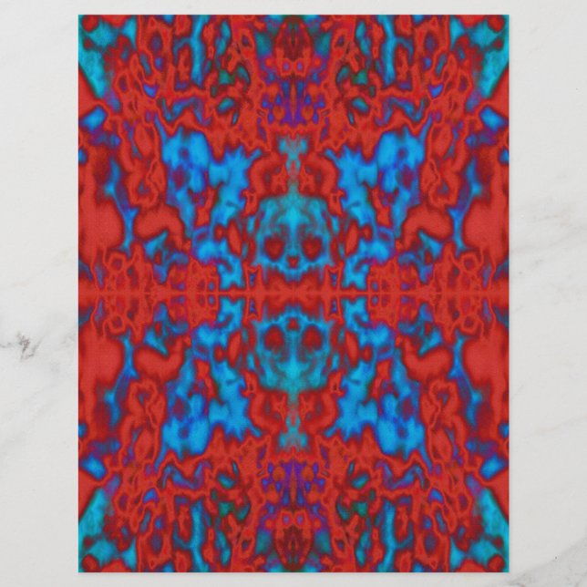 Psychedelisches Kaleidoskopmuster (Vorderseite)