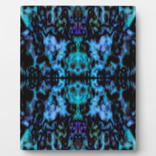 Psychedelisches Kaleidoskopmuster Fotoplatte