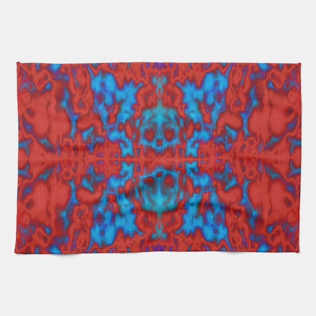Psychedelisches Kaleidoskopmuster Handtuch (Horizontal)