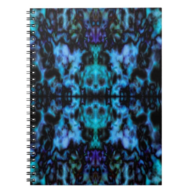 Psychedelisches Kaleidoskopmuster Notizblock (Vorderseite)