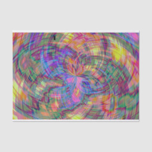 psychedelisches kariertes Gewebepapier Seidenpapier