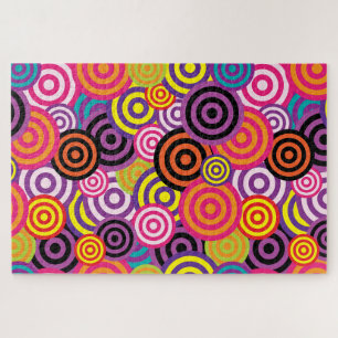 psychedelisches Kreisel-Puzzle Puzzle