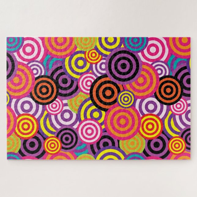 psychedelisches Kreisel-Puzzle Puzzle (Horizontal)