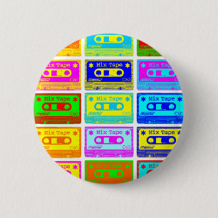 Psychedelisches Mischungs-Band Button