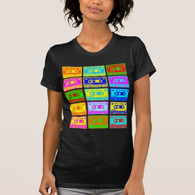 Psychedelisches Mischungs-Band T-Shirt (Vorderseite)