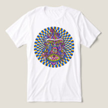 Psychedelisches Mushroom Swirl Unisex T-Shirt