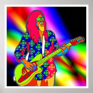 Psychedelisches Musikposter AUS 8.99 Poster