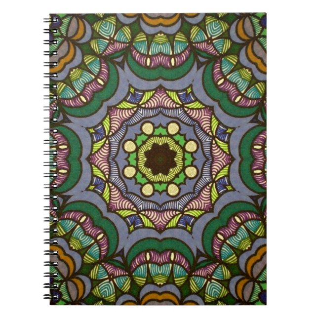 Psychedelisches Notizbuch Notizblock (Vorderseite)