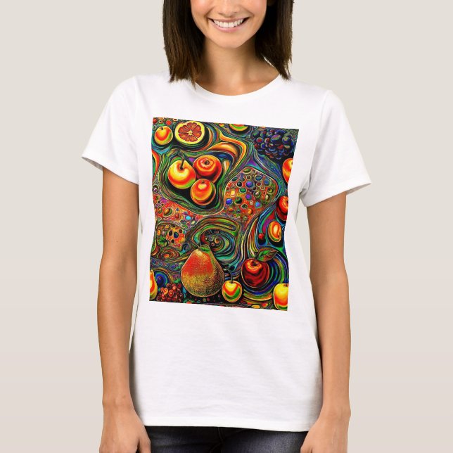 Psychedelisches Obst 1 T-Shirt (Vorderseite)