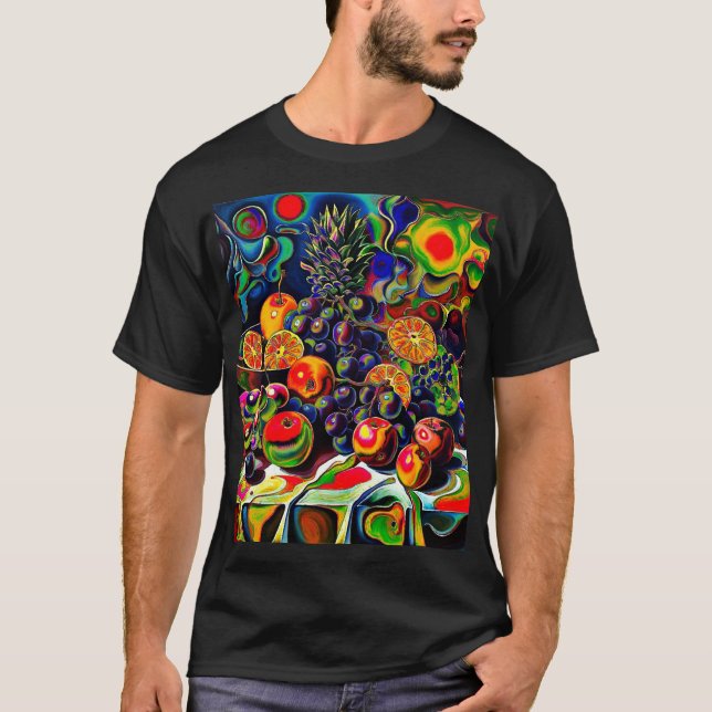 Psychedelisches Obst 4 T-Shirt (Vorderseite)