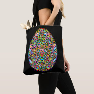 Psychedelisches Osterei-Design Kinder Bio-T-Shirt