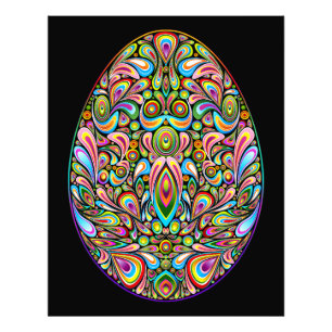 Psychedelisches Osterei-Design Kinder Bio-T-Shirt Fotodruck