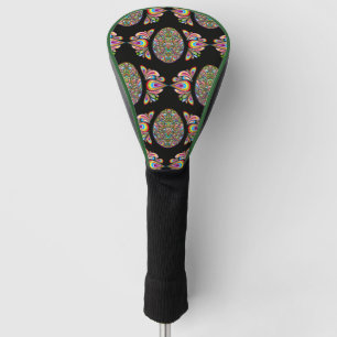 Psychedelisches Osterei-Design Kinder Bio-T-Shirt Golf Headcover