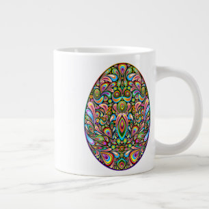 Psychedelisches Osterei-Design Kinder Bio-T-Shirt Jumbo-Tasse