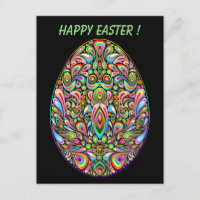 Psychedelisches Osterei-Design Kinder Bio-T-Shirt
