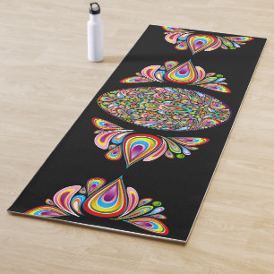 Psychedelisches Osterei-Design Kinder Bio-T-Shirt Yogamatte
