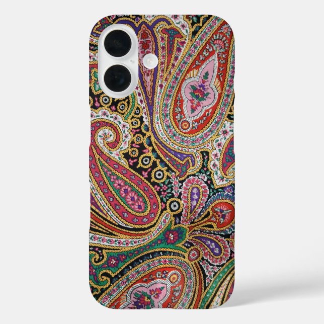 Psychedelisches Paisley-Muster Case-Mate iPhone Hülle (Rückseite)
