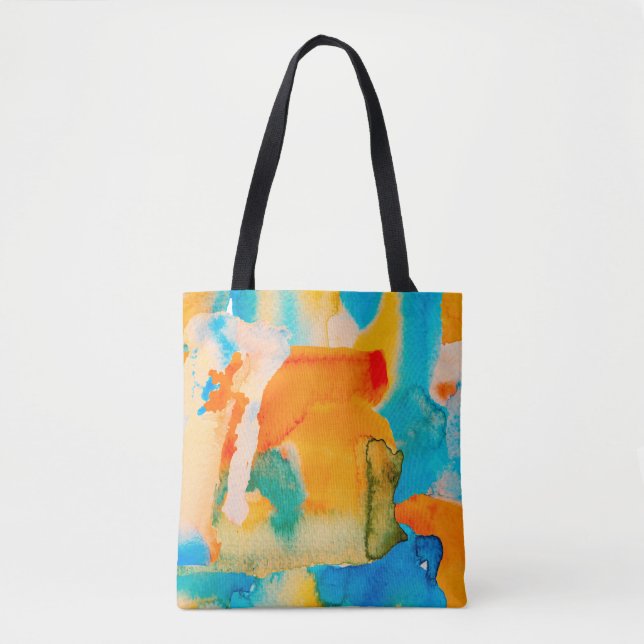 Psychedelisches Papier. Classic Blue und Lush Lava (Vorderseite)