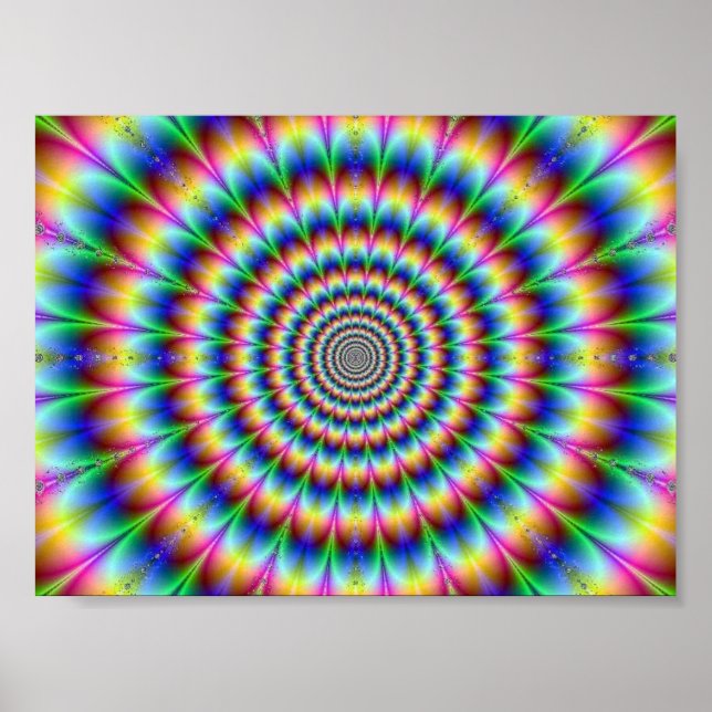 Psychedelisches Poster (Vorne)