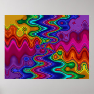 Psychedelisches Poster