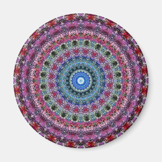 Psychedelisches Radialmuster: Magnet