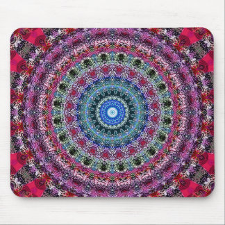 Psychedelisches Radialmuster: Mousepad