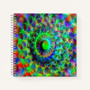 Psychedelisches Raumschiff...... Notizbuch