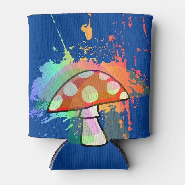 Psychedelisches Retro-Party wie es ist 1969! Dosenkühler (Vorderseite)