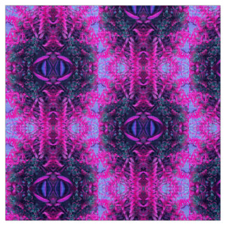 Psychedelisches rosa und lila saftiges Kaleidoskop Stoff