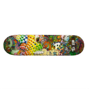 Psychedelisches Skateboard