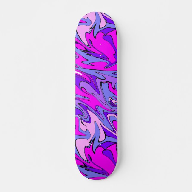 Psychedelisches Skateboard durch Thierry Reno (Vorne)