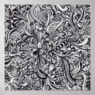 Psychedelisches Spitzposter Poster