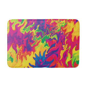 Psychedelisches Splashing...... Badematte