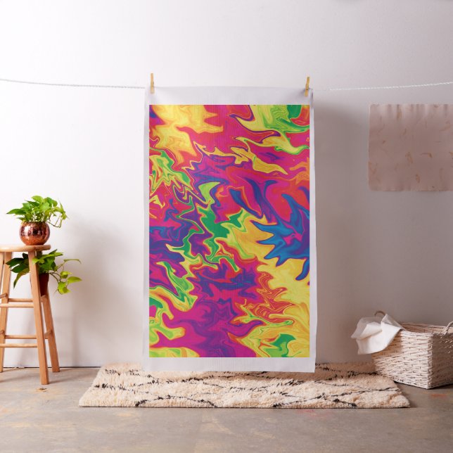 Psychedelisches Splashing...... Stoff (Beispiel)