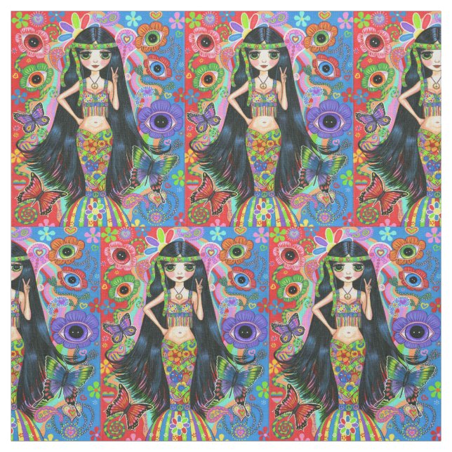 Psychedelisches Stoff (Muster)