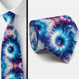 Psychedelisches Tie-Dye-Muster Krawatte