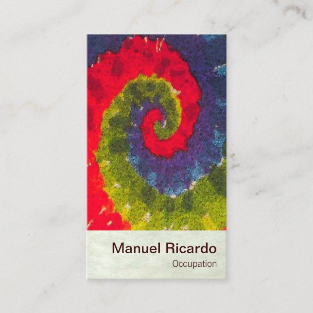 Psychedelisches ~ UNISEXVisitenkarten Visitenkarte (Vorderseite)