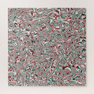 Psychedelisches Weihnachten Puzzle