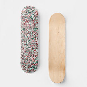 Psychedelisches Weihnachten Skateboard