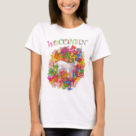Psychedelisches Wisconsin Goatling T-Shirt