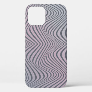 Psychedelisches Zebra: Körnige Vintage-Streifen. Case-Mate iPhone Hülle