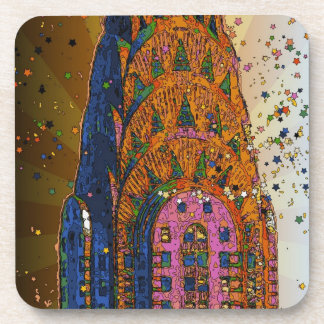 Psychedlic NYC: Getränkeuntersetzer