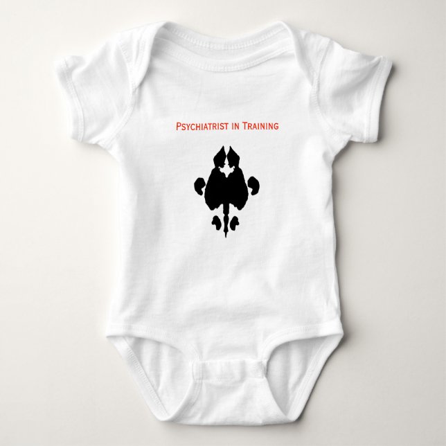Psychiater Baby-dem Bodysuit in des Trainings-| Baby Strampler (Vorderseite)