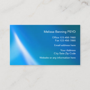Psychiater Einfaches Design Visitenkarte