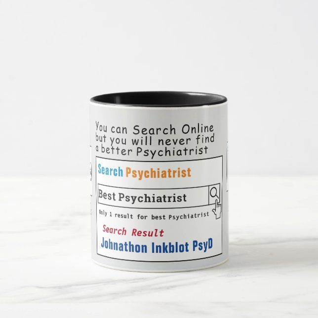 Psychiater Funny Best Search Tassen (Zentrum)