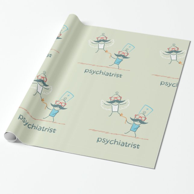 Psychiater Geschenkpapier (Ungerollt)