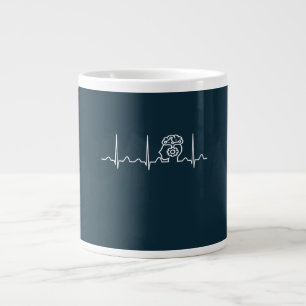 Psychiater Herzschlag Jumbo-Tasse