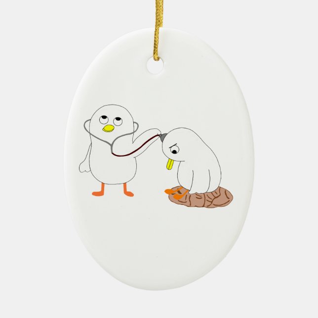 Psychiater Keramikornament (Vorne)