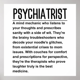 Psychiater Poster